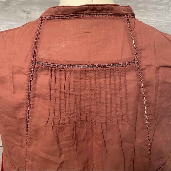 DA-NANG Kofie embroidered peasant blouse XS, NWT - Picture 6 of 9